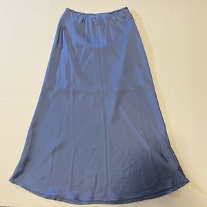 Silk Midi Skirt